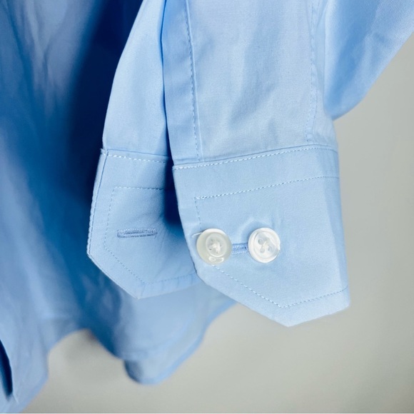 Alton Lane Blue Madison Twill Non-Iron Dress Shirt L - Picture 4 of 7